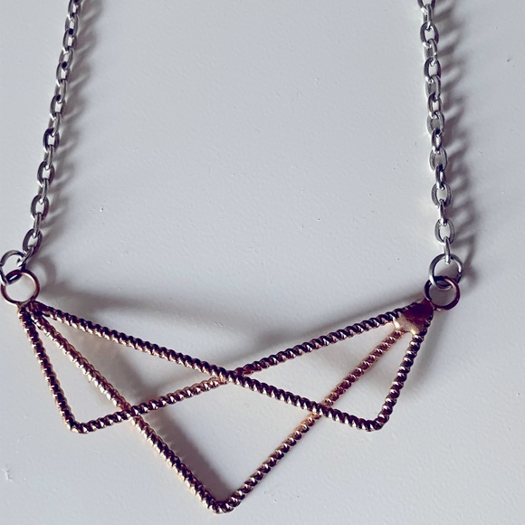 Silver & Gold necklace - Picture 3 of 4